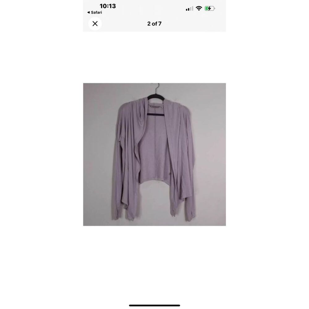 Athleta Nirvana Hoodie Wrap Cardigan - Lavender